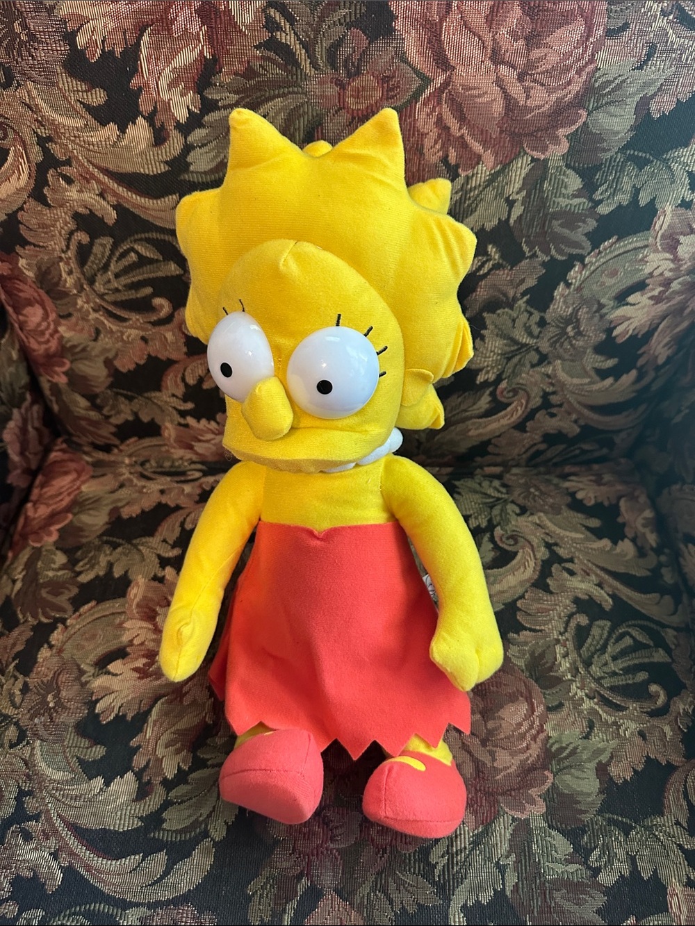 The Simpsons Toy Factory plush doll Lisa Simpson 15”